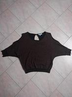 Trui met opengewerkte schouders, Kleding | Dames, Maat 38/40 (M), Bruin, Zo goed als nieuw, Korte mouw