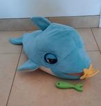 Grande peluche dauphin sonore, Comme neuf, Enlèvement