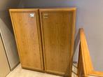 Handige stevige fineerhouten opbergkast, Enlèvement, Utilisé