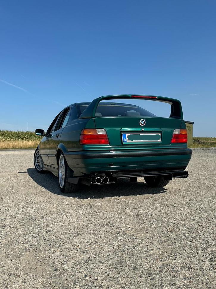 Bmw e36 316i, Auto's, BMW, Bedrijf, 3 Reeks, Benzine, Berline, 5 deurs, Handgeschakeld, Groen, Leder en Alcantara, Achterwielaandrijving