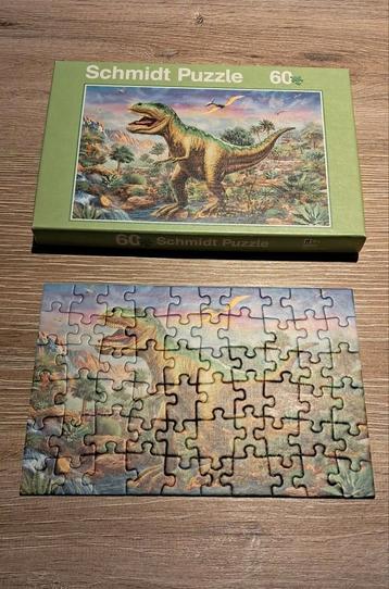 Mini-puzzle Dinosaur T-Rex par Schmidt, 60 pièces, Enlèvement ou Envoi, Comme neuf
