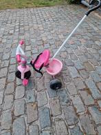 Smoby driewieler met duwstang en driepuntsgordel, Fietsen en Brommers, Fietsen | Driewielers, Ophalen, Gebruikt, Smoby, Duwstang
