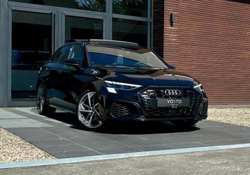 Audi S3 Sportback 2.0TFSI Quattro S tronic PANO/B&O/RS SEATS, Autos, Achat, Euro 6, Entreprise, Noir