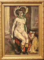 Aleksandr Kuprin - Naakt met hoedje, Antiek en Kunst, Ophalen of Verzenden