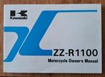 Kawasaki ZZ-R 1100 handleiding - Instructieboekje, Motoren, Handleidingen en Instructieboekjes, Ophalen of Verzenden, Kawasaki