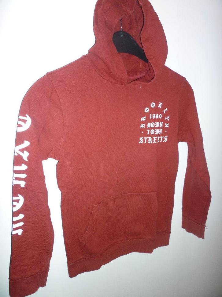 X115. Sweat à capuche garçon – Primark – 7‑8 ans (128), Kinderen en Baby's, Kinderkleding | Maat 128, Zo goed als nieuw, Jongen