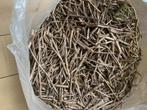GROTE ZAK MET STUKKEN RIET EN BAMBOE VOOR COMPOST, OM WEG TE, Tuin en Terras, Ophalen, Gebruikt