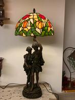 Mooie tiffanylamp met beeld schade aan de lamp 76/31, Antiquités & Art, Antiquités | Éclairage, Enlèvement ou Envoi