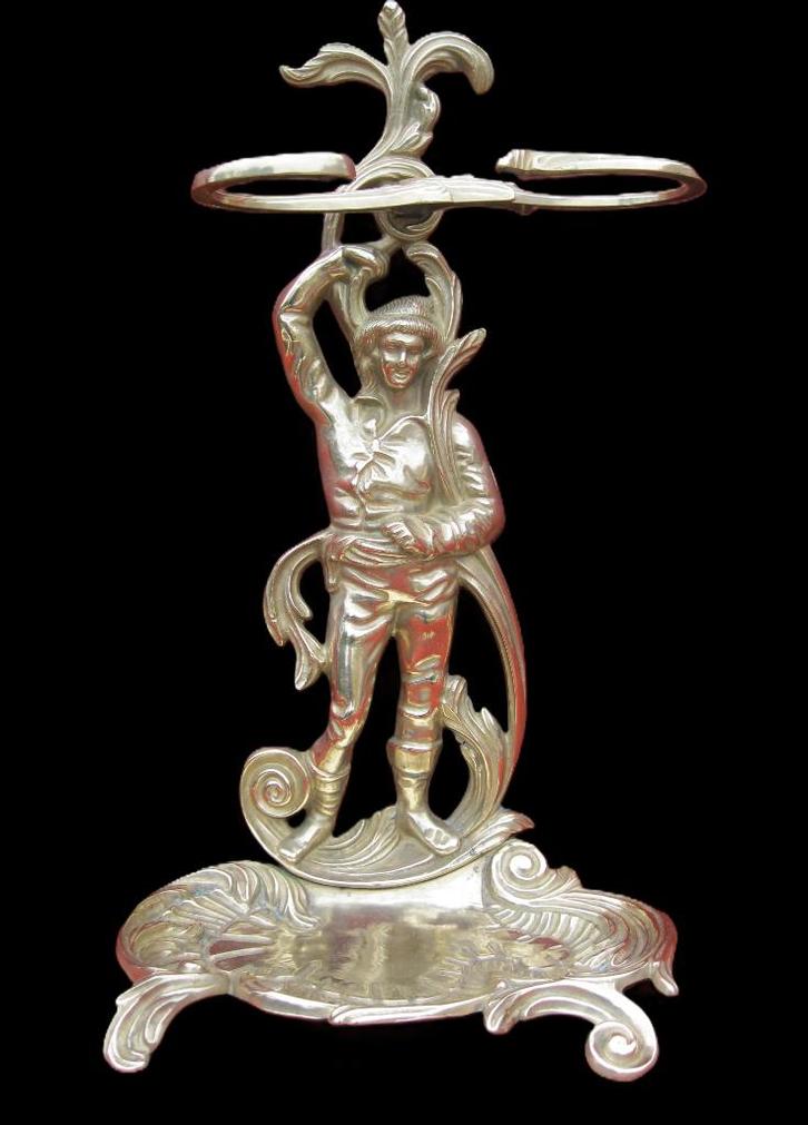 Antiek koperen paraplu standaard, Antiek en Kunst, Antiek | Brons en Koper, Koper, Ophalen