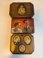 Lot Boîtes Chocolat Biscuits Vintage Famille Royale Belge, Ophalen of Verzenden, Gebruikt, Overige typen