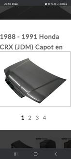 gezocht hood carbone honda crx vtec ee8 civic vtec  ee9, Auto's, Honda, Te koop, Particulier, Civic