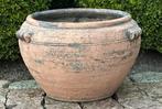 Ancien pot de fleurs en terre cuite - excellent état, Jardin & Terrasse, Pots de fleurs, Intérieur, Rond, Comme neuf, Enlèvement