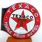 Zeldzaam emaille reclamebord Texaco ca 1930-40, Ophalen of Verzenden, Zo goed als nieuw, Reclamebord