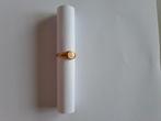 Gouden ring met rond middenstuk, Handtassen en Accessoires, Ringen, Ophalen of Verzenden, Zo goed als nieuw, Goud, Goud