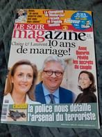 Le soir magazine Claire et Laurent 10 ans de mariage, Ophalen of Verzenden