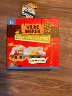 Wilde dieren - boek & puzzeltrein, 3 tot 4 jaar, Ophalen, Gelezen, Fiona Huisman