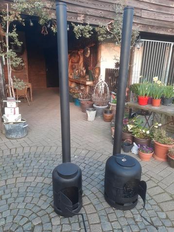 Terraskachel staand, met kookplaat, Ophalen