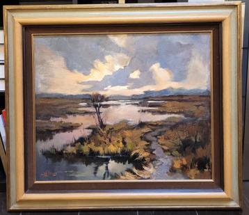 Eli LOUIS, Vennenlandschap in Zonhoven 1972 beschikbaar voor biedingen