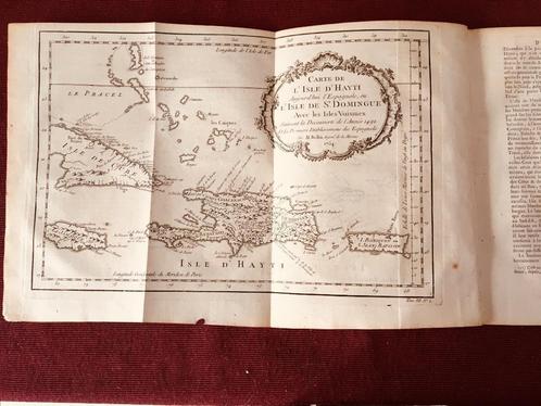 CARTE ANCIENNE 1754 D'HAÏTI, Livres, Atlas & Cartes géographiques, Utilisé, Carte géographique, Avant 1800, Enlèvement ou Envoi