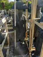 Paysan chinois en pierre patinée (hauteur 1,40 m), Enlèvement, Neuf, Autres matériaux, Bouddha