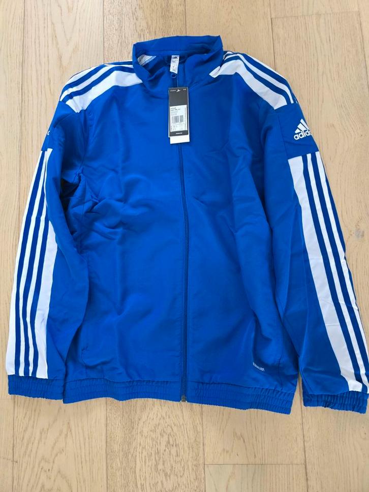 Adidas Squadra 21 S Trainingsjack, Kleding | Heren, Sportkleding, Nieuw, Voetbal, Maat 46 (S) of kleiner, Blauw, Verzenden