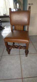 Massief eiken eetplaats,tafel, buffetkast,dressoir,6stoelen., Huis en Inrichting, Complete eetkamers, Ophalen, Gebruikt, Antiek,jaren 35-40