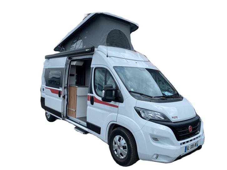 Pilote V 600 G met hefdak, Caravans en Kamperen, Mobilhomes, Bedrijf, tot en met 4, Buscamper of Camperbus, Overige merken, Diesel