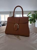Delvaux Brillant MM handtas, Handtassen en Accessoires, Tassen | Damestassen, Ophalen of Verzenden, Zo goed als nieuw, Bruin, Handtas