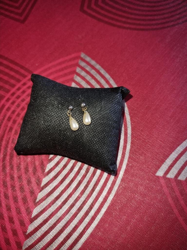 nr 40 oorbellen, Bijoux, Sacs & Beauté, Boucles d'oreilles, Neuf, Enlèvement ou Envoi, Blanc, Argent