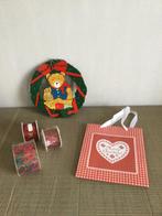 Setje kerstversiering als nieuw, Diversen, Kerst, Ophalen of Verzenden, Zo goed als nieuw