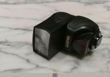 Flash Sunpak PZ40X pour Canon, Enlèvement ou Envoi, Utilisé, Autres marques, Inclinable