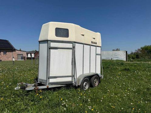 1995 Paardentrailer Dubbelas, Dieren en Toebehoren, Paarden en Pony's | Trailers en Aanhangwagens, Gebruikt, Overige typen