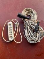 Verlengkabel 10m + dominoblokje. Goede staat., Ophalen, Zo goed als nieuw, Kabel of Snoer