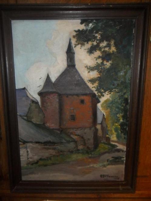 Huile sur toile de Henri Ottevaere (Bruxelles 1870-1944), Antiquités & Art, Art | Peinture | Classique, Enlèvement ou Envoi