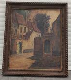 Huile sur panneau signe Abel Meurisse, Antiek en Kunst, Ophalen of Verzenden