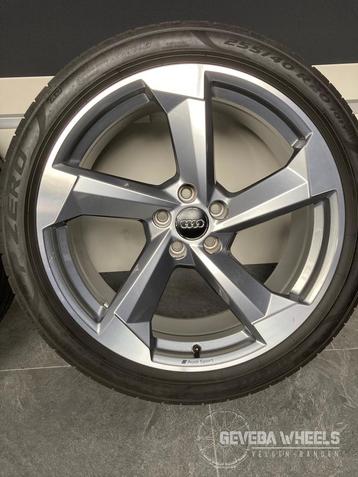 20” originele Audi A7 / S7 ‘Rotor’ velgen + banden 5x112     beschikbaar voor biedingen