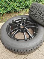 4 winterbanden Dunlop + Nokian 205/60 R16 met velgen, Auto-onderdelen, Banden en Velgen, Ophalen, Gebruikt, Velg(en), 16 inch