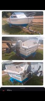 Bateau 50cv 5m20 remorque echange possible moto jet ski, Sports nautiques & Bateaux, Enlèvement ou Envoi