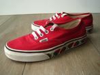 Chaussures Vans Strawberry Tape rouge/noir taille 37, Enlèvement ou Envoi, Vans, Comme neuf, Chaussures