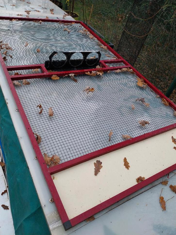 voliere panelen 10 stuks aluminium, Dieren en Toebehoren, Vogels | Hokken en Kooien, Gebruikt, Volière, Aluminium, Ophalen