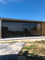 Glazen schuifwanden voor bestaande overkapping tuinhuis, Tuin en Terras, Overkappingen, Ophalen of Verzenden, Zo goed als nieuw