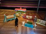 Schleich spring set + doos en paard, Ophalen of Verzenden, Nieuw