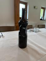 Decoratieve fles/vaas, Ophalen of Verzenden, Zo goed als nieuw, Zwart, Minder dan 50 cm