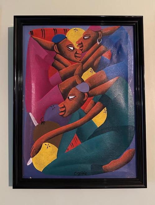 Casimir Laurent - Fruitverkopers, Antiek en Kunst, Kunst | Niet-Westerse kunst, Ophalen of Verzenden