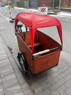 Bakfiets in goede staat, Vélos & Vélomoteurs, Vélos | Vélos avec bac, Autres marques, Bâche, Enlèvement, Utilisé