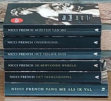 6 Boeken - Nicci French - Literaire Thrillers - € 3/boek beschikbaar voor biedingen