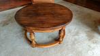 ronde houten salontafel, Huis en Inrichting, Tafels | Salontafels, Ophalen, Gebruikt
