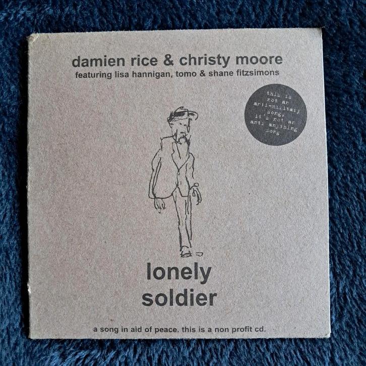 CD Christy Moore & Damien Rice - Lonely Soldier, Cd's en Dvd's, Cd's | Wereldmuziek, Zo goed als nieuw, Europees, Ophalen of Verzenden