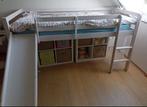 Hoogslaper glijbaan / tof bed met schuifaf kinderkamer, Lit mezzanine, Utilisé, Enlèvement ou Envoi