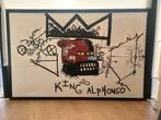 Œuvre d’art contemporaine XXL – Style Basquiat–KING ALPHONSO, Ophalen
